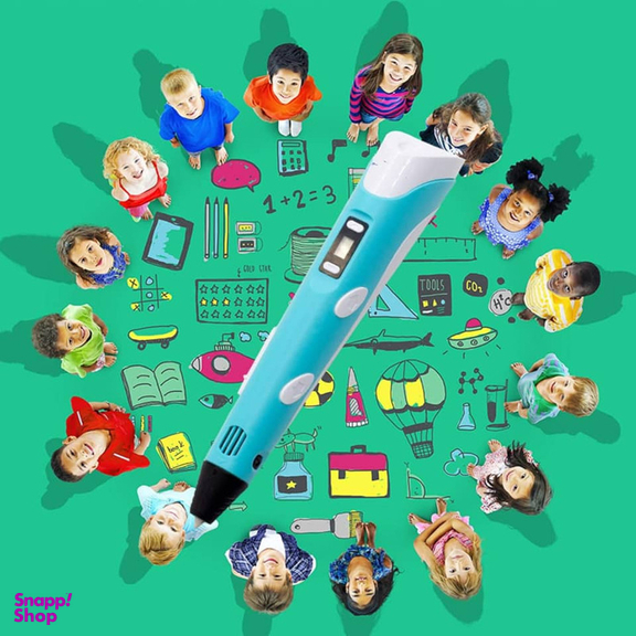 قلم طراحی سه بعدی ناب سل مدل 3D pen به همراه فیلامنت