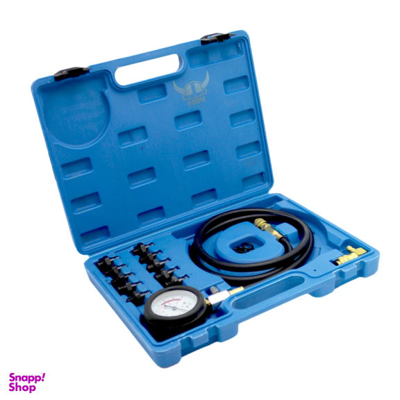 دستگاه فشارسنج روغن موتور مدل وایکینگ کد YPAB-33CM مجموعه 12 عددی