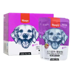 پوچ سگ ونپی طعم مرغ و تخم مرغ وزن 80 گرم