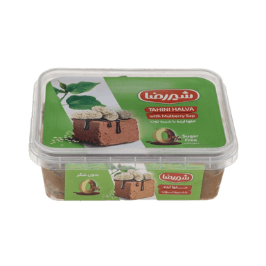 حلوا ارده با شیره توت شیررضا وزن 372 گرم