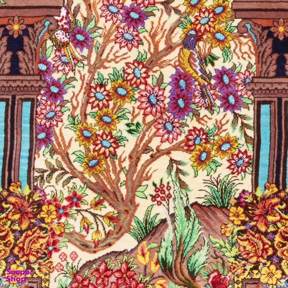 تابلو فرش دستباف سی پرشیا مدل درختی کد 903463