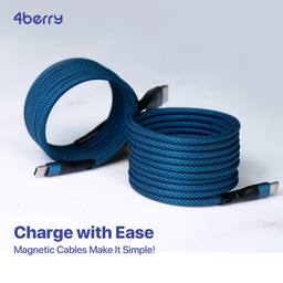 کابل تبدیل USB به Type-C فوربری مدل Magnetic KS-AC01-18W طول 1 متر