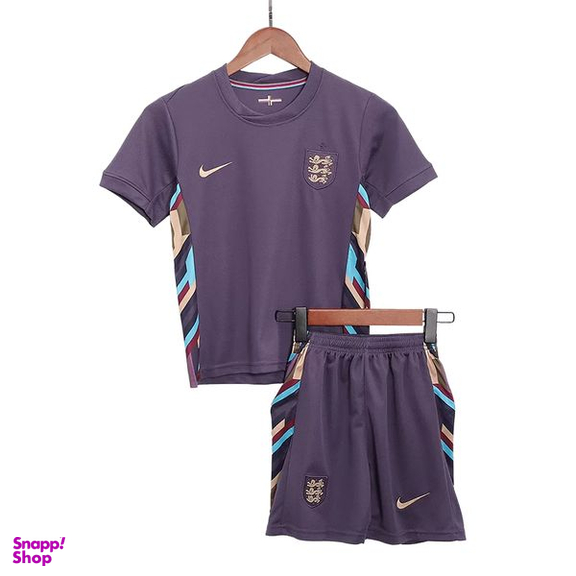 ست تیشرت و شلوارک ورزشی پسرانه مدل Away 2024