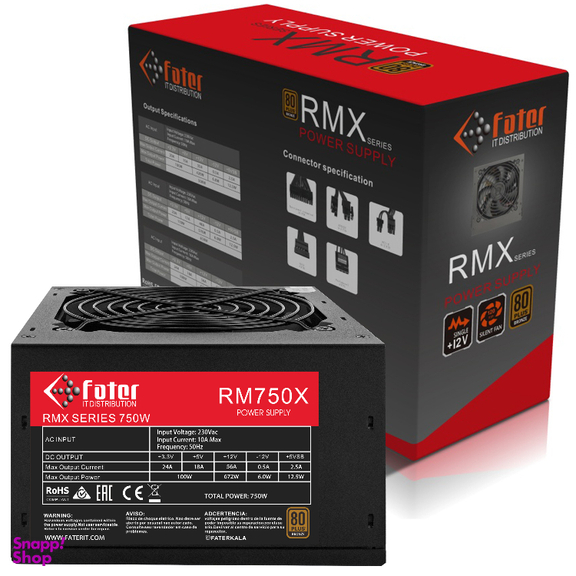 منبع تغذیه فاطر RM 750X