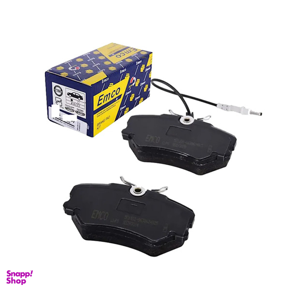 لنت ترمز جلو دیسکی ایساکو با سیم مناسب خودروی پژو 405 بسته 4 عددی