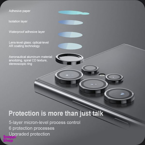 محافظ لنز دوربین نیلکین مدل CLRFilm مناسب برای گوشی موبایل سامسونگ Galaxy S24 Ultra