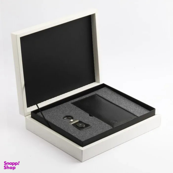 ست هدیه کیف پول و جاکلیدی مردانه حقی مدل ماه تولد کد LS20B