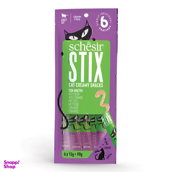 بستنی گربه شسیر طعم اردک بسته 6 عددی