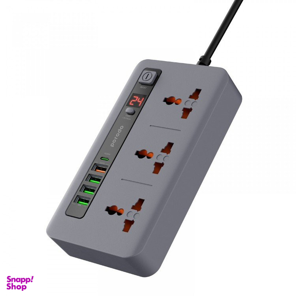 هاب چند پورت پرودو مدل Multi-Port Power HUB 4 طول 2 متر