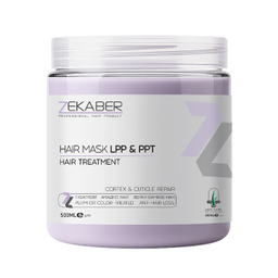 ماسک ترمیم کننده مو زکابر مدل LPP & PPT مناسب موهای آسیب دیده حجم 500 میلی لیتر