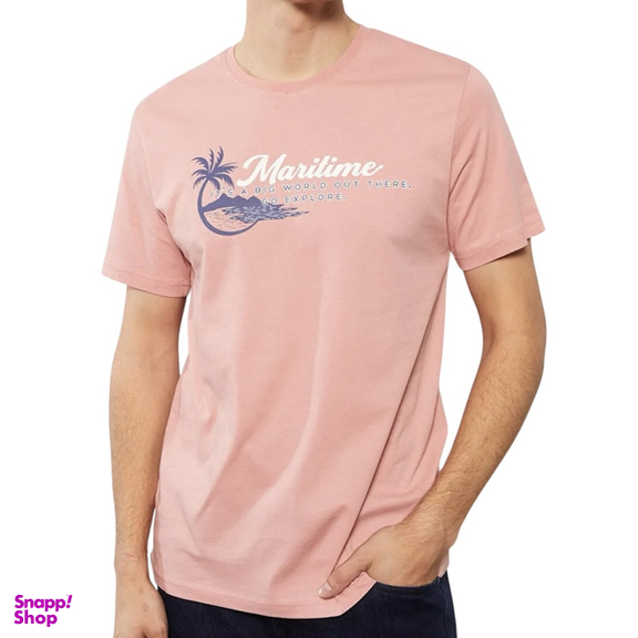 تیشرت آستین کوتاه مردانه ال سی وایکیکی مدل هاوایی پنبه ای