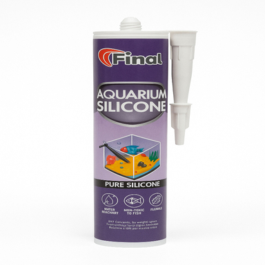 چسب سیلیکون بدون اسید فینال مخصوص آکواریوم مدل ماهی