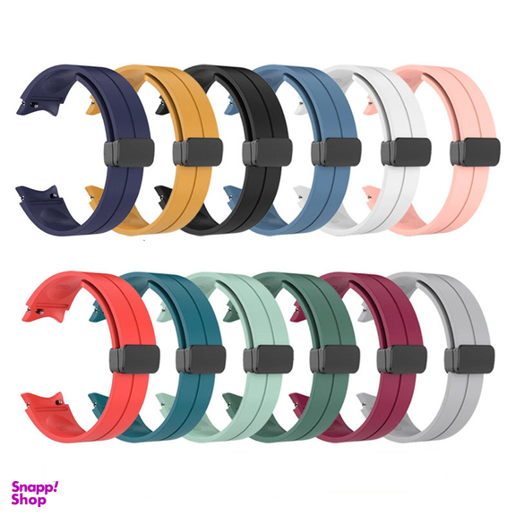 بند اپیکوی مدل SiliconeMag20 سایز 20mm مناسب برای ساعت هوشمند سامسونگ سری Galaxy Watch 4/5/5 Pro/6/ َActive1/2