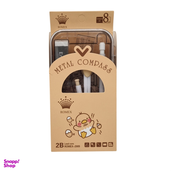 ست پرگار رومکس مدل ۲۰۰۹ مجموعه ۸ عددی