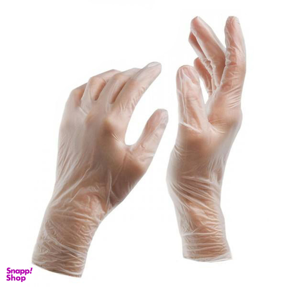 دستکش وینیل اپی پرفکت مدل 01 سایز مدیوم بسته 100 عددی