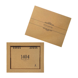 تقویم رومیزی 1404 پدیده نقش مدل flower craft کد 1430 بسته 6 عددی