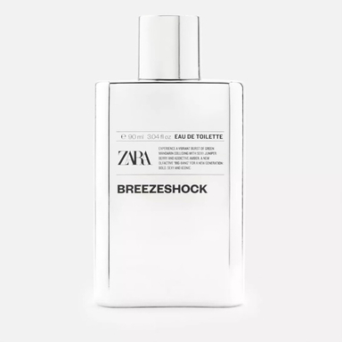 ادوتویلت مردانه زارا مدل Breezeshock حجم 90 میلی لیتر