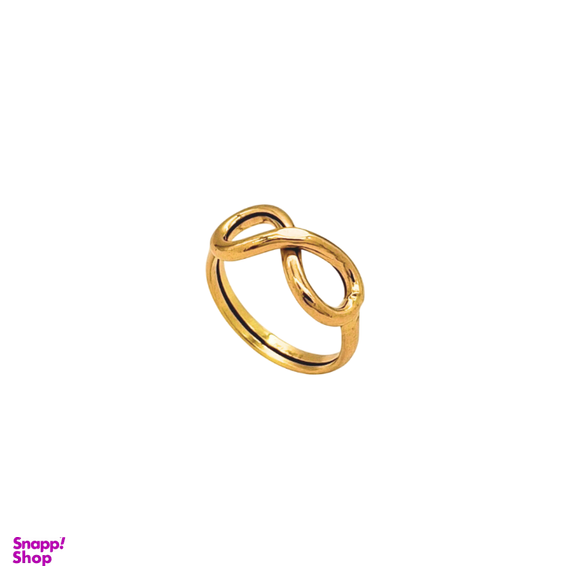 انگشتر طلا 18 عیار زنانه طرح بی نهایت کد GR01