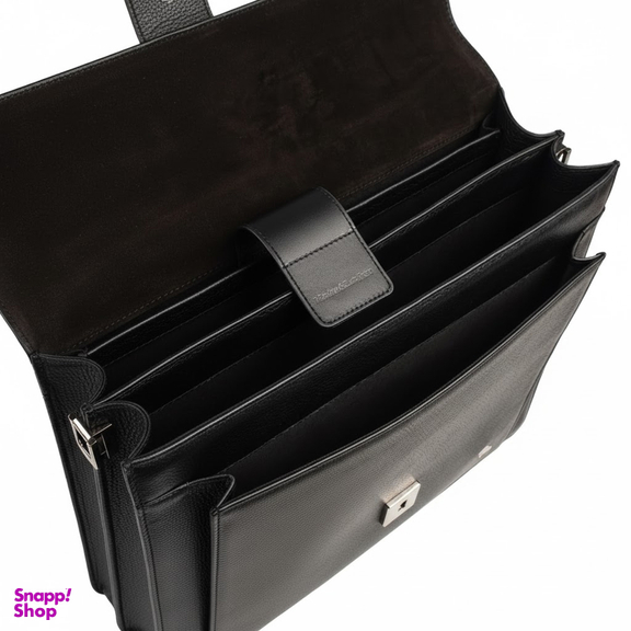 کیف اداری مردانه چرم مشهد مدل A5607-001-01 دارای 4 محفظه