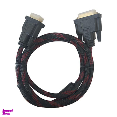 کابل DVI گرافیک کامپیوتر مدل eNET طول 1.5 متر