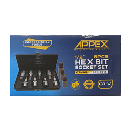 تبدیل سری بکس اپکس مدل APX-6018 مجموعه 8 عددی