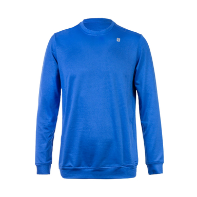 تی شرت آستین بلند ورزشی مومنتوم مدل Essential Long Sleeve Tshirt U رنگ آبی کاربنی