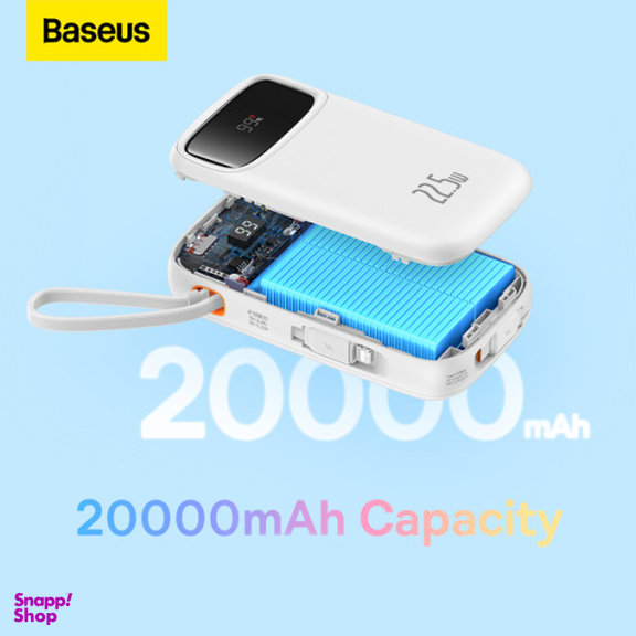 پاور بانک بیسوس مدل P10055002113-00 ظرفیت 20000 میلی امپر ساعت