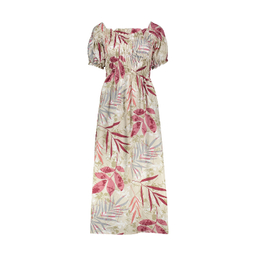 پیراهن ساحلی یقه خشتی زنانه ناتوسا مدل NT812-13