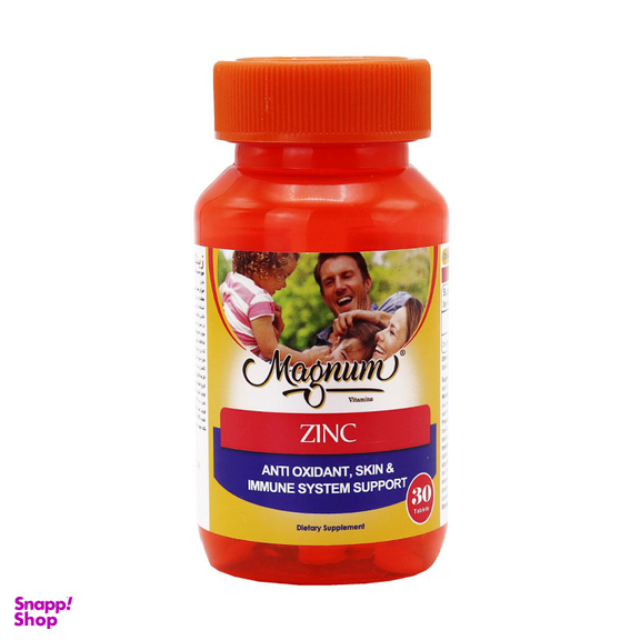 قرص زینک مگنوم 22 میلی گرم بسته 30 عددی