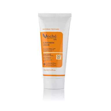 کرم ضد آفتاب بی رنگ وچه با SPF+50 مناسب پوست چرب و مستعد آکنه حجم 40 میلی لیتر