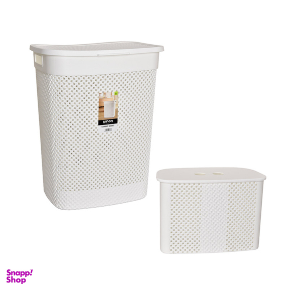 سبد رخت چرک لیمون کد 2136 مجموعه 2 عددی