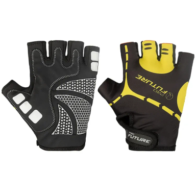 دستکش دوچرخه سواری PRO BIKE کد 12 رنگ مشکی زرد