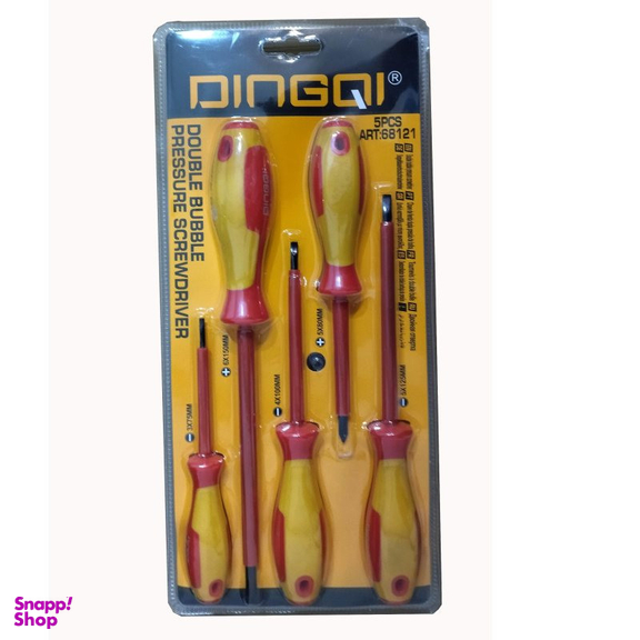 پیچ گوشتی دینگشی مدل AZ-68121 بسته 5 عددی