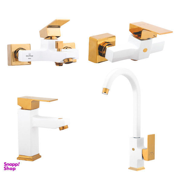 ست شیرآلات یگانه مدل لوکس مجموعه 4 عددی