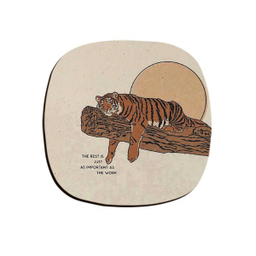 زیر لیوانی ترمه طراحان ایده مدل پلنگ خسته کد strm0660