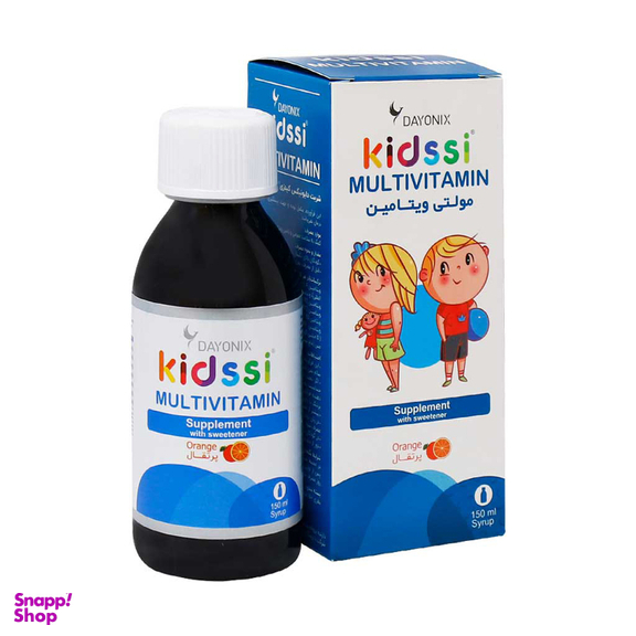 شربت مولتی ویتامین دایونیکس فارما دابونیکس کیدزی حجم 150 میلی لیتر
