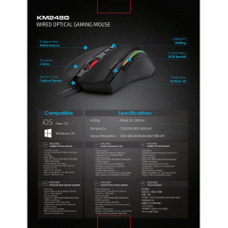 ماوس باسیم مخصوص بازی کینگ استار مدل KM248G