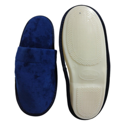 دمپایی حوله ای پودایران کد 006 رنگ سرمه ای