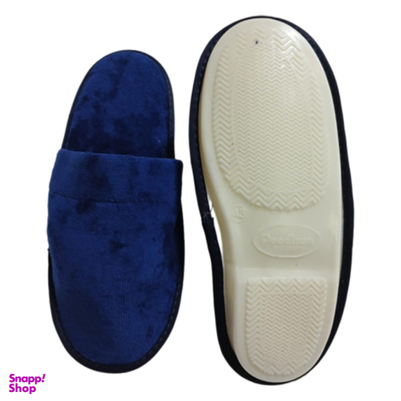 دمپایی حوله ای پودایران کد 006 رنگ سرمه ای