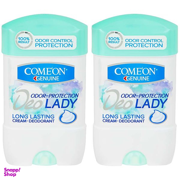 ژل شفاف ضد تعریق زنانه کامان مدل Long Lasting حجم 75 میلی لیتر بسته 2 عددی