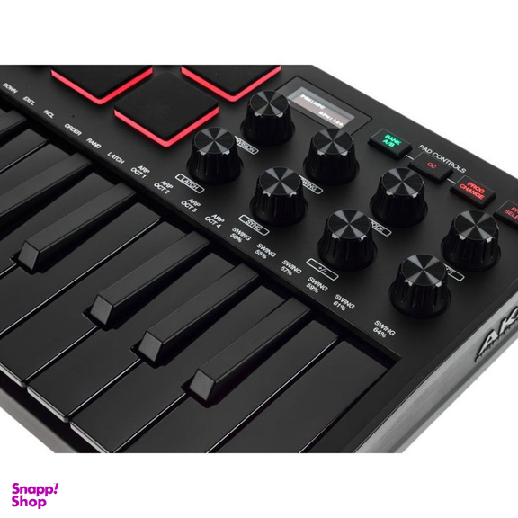 میدی کنترلر AKAI مدل MPK Mini MK3 Black