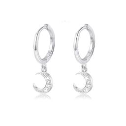 گوشواره نقره زنانه گیرا مدل Moon کد G683