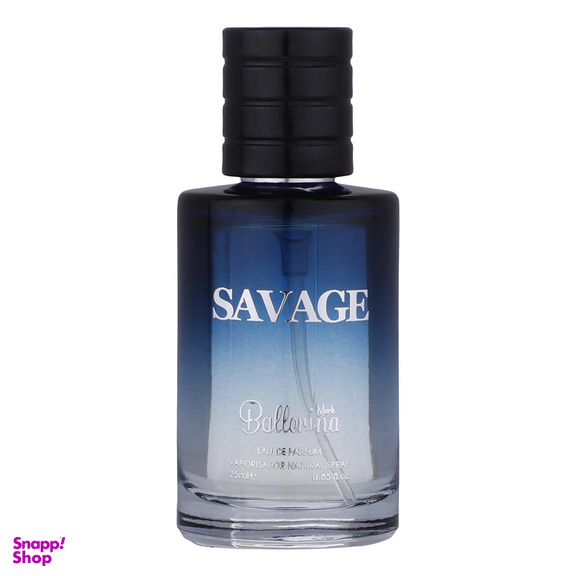 ادو تویلت مردانه بالرینا مدل SAVAGE حجم 25 میلی‌لیتر