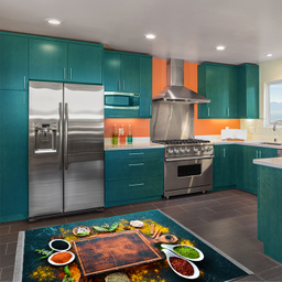 فرش ماشینی چاپی بدون تار و پور هانوکس مدل کافه ادویه کد AHC-1373-1