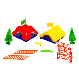 اسباب بازی پارک 98 پازل پارک شادی 98 قطعه TAK TOY HAPPY PARK BLOCKS 1077