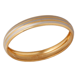 النگو طلا 18 عیار زنانه گالری تاج آبادی طرح آوا کد 471