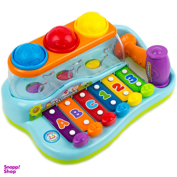 اسباب بازی موزیکال بلز و چکش هولی تويز مدل 856 Enlightening & Intellectual Xylophone