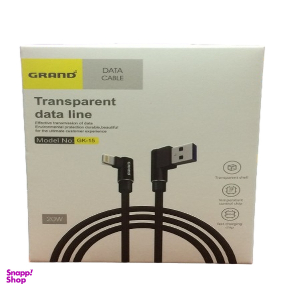 کابل تبدیل USB به لایتنینگ گرند مدل GK-15 طول 1.2 متر