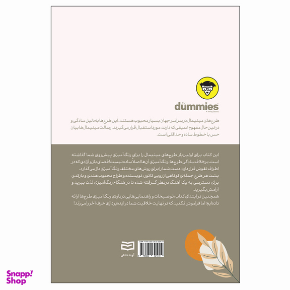 کتاب رنگ آمیزی مینیمال اثر رضا باباخانلو انتشارات آوند دانش