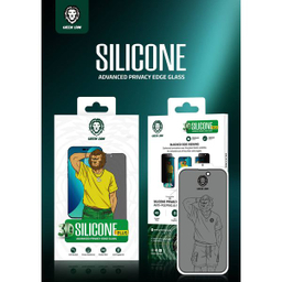 محافظ صفحه نمایش حریم شخصی گرین مدل Silicone Privacy-HD Plus مناسب برای گوشی موبایل اپل iPhone 14 Pro Max